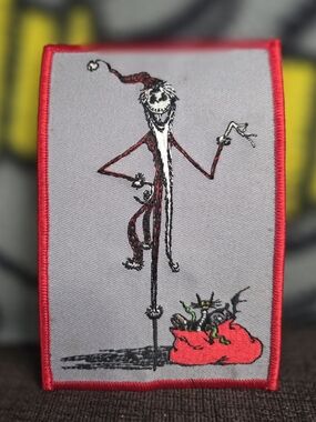 Embroidered Jack Skellington Patch
